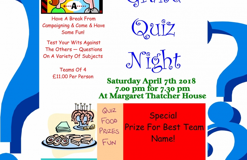 quiz night flyer