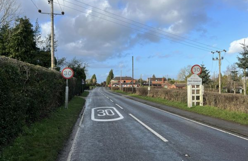 Far Forest Speed Calming measures