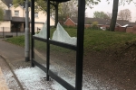 Bus Shelter vandalism