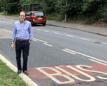 Marcus Hart Heronswood bus stop